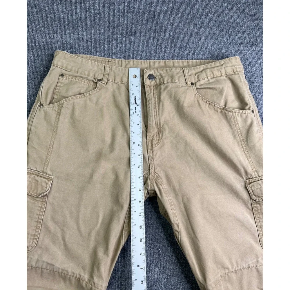 Iron Workers Cargo Pants Mens 40x32 Tan Aramid Reinforced Motorcycle Riding